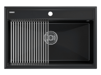 Комплект: Мойка STEPIA 80 + ролл-мат STEP PM117551-BLM+R375-BS