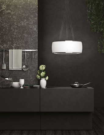 Вытяжка SOFFIO IS.58  White Satin Glass Falmec купить в Новосибирске | Всегда в наличии! | Артикул CSAI58.E0P7#ZZZF461F | Официальный сайт LEADER-BT