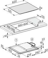 Варочная панель индукционная KM 7361 FL